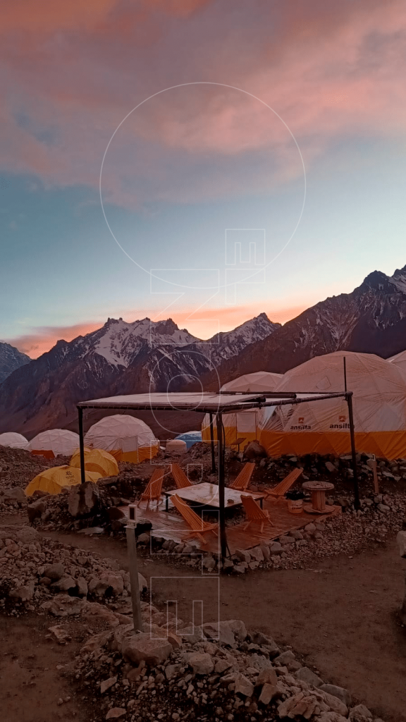 nicoleña viviendo en el Aconcagua altura