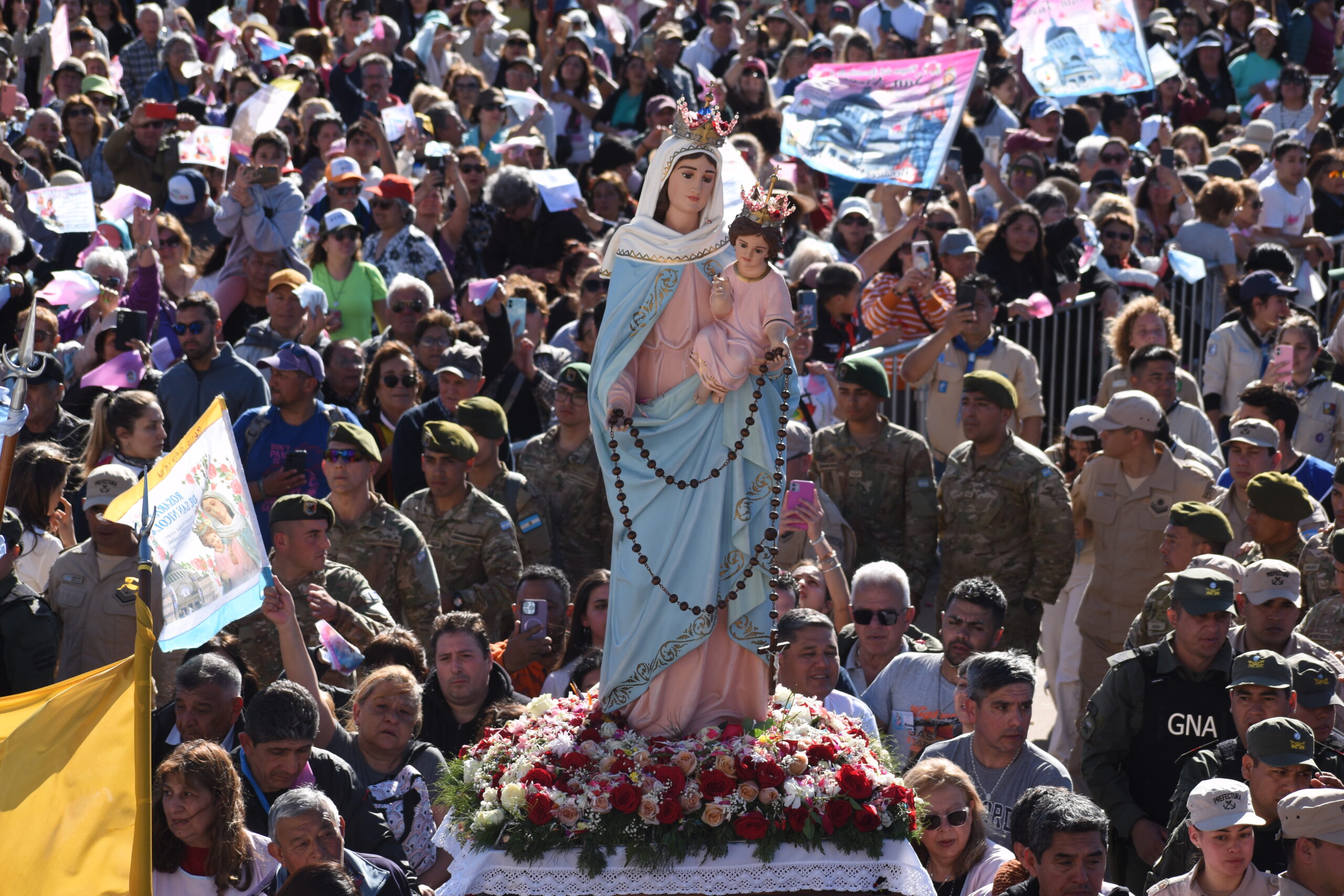 Así se vivió un nuevo aniversario de la Virgen del Rosario de San Nicolás